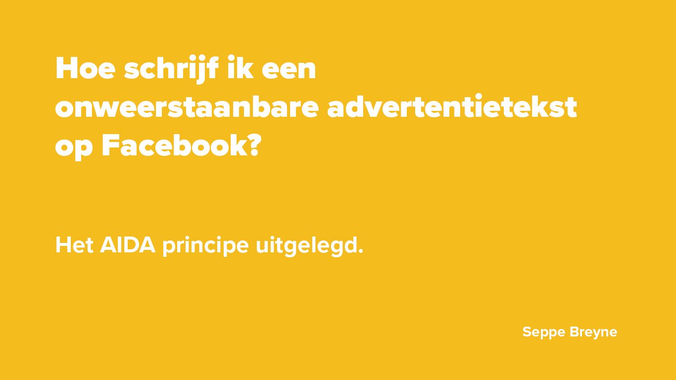 Een onweerstaanbare advertentietekst schrijven